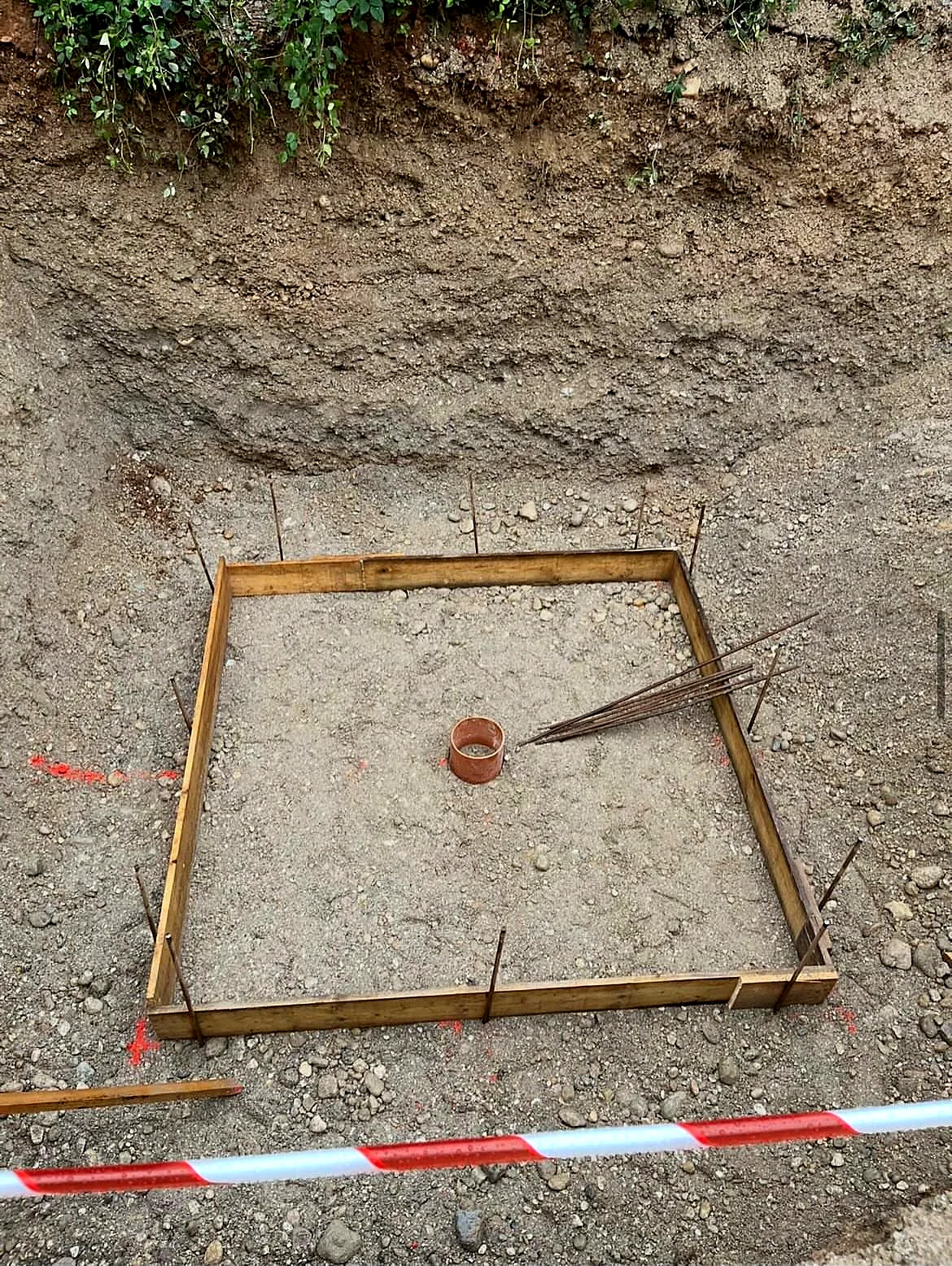 Formwork for an electrical shaft